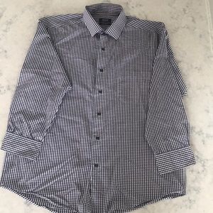 Used Alfani Regular Fit Buttoned dress shirt Sz 16